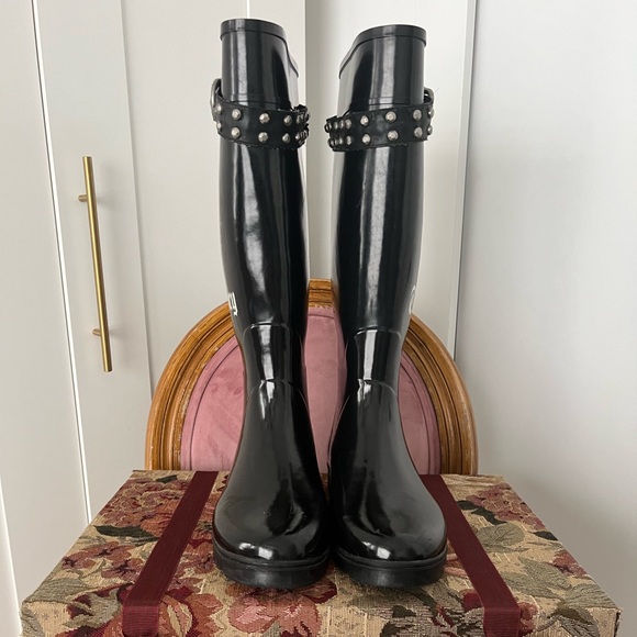 Juicy Couture Rubber Rainboots size US38 - Picture 3 of 4